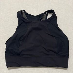 LULULEMON Everlux High Train Black Women's Sports Bra Size 10